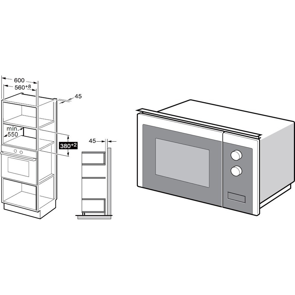 Микроволновая печь De Dietrich DMG2121A - изображение 3